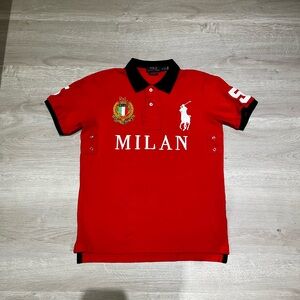 Polo by Ralph Lauren Red Milan Polo Shirt